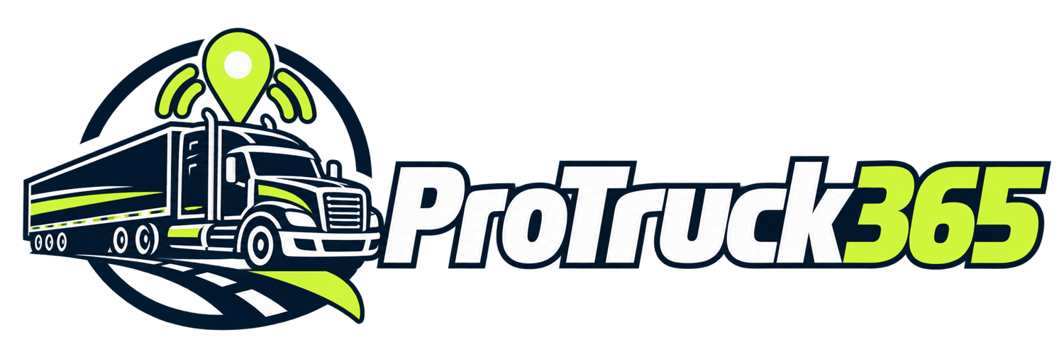 ProTruck365 semi truck logo
